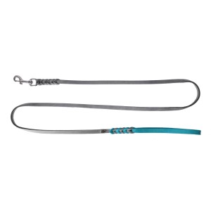 Premium Soft Leather Leash with Braided Elements