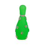 Bowling pin dog toy