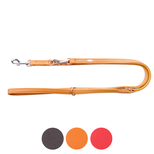 Smycz przepinana ze skóry dla psa ROYAL