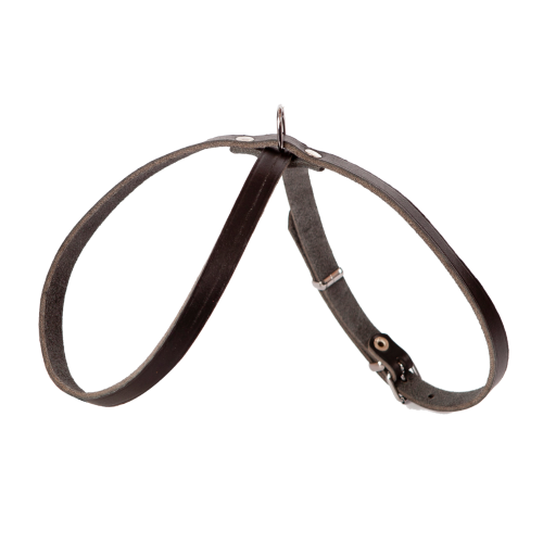 Szelki ósemki ze skóry dla małego psa CLASSIC