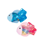 SHINING PLUSHY FISHY  WITH A BELL