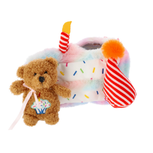 Pluszowa zabawka interaktywna dla psa TORCIK