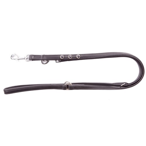 13833 smycz przedłużana ozdobna ROYAL czarna.JPG