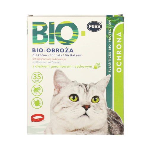 Obroża na pchły i kleszcze dla kota