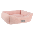 Różowe legowisko prostokątne HUGME