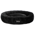 Czarne, okrągłe legowisko HUGME