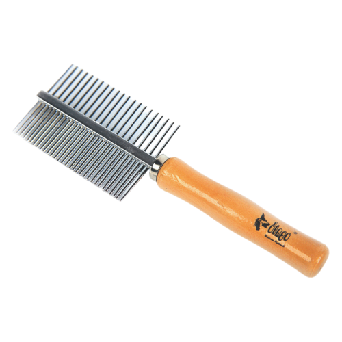 Dwustronny metalowy grzebień