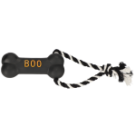 Dog toy - rope with rubber bone "BOO"