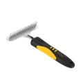 Szczotka zgrzebło z metalowymi pinami dla psa - jednorzędowe